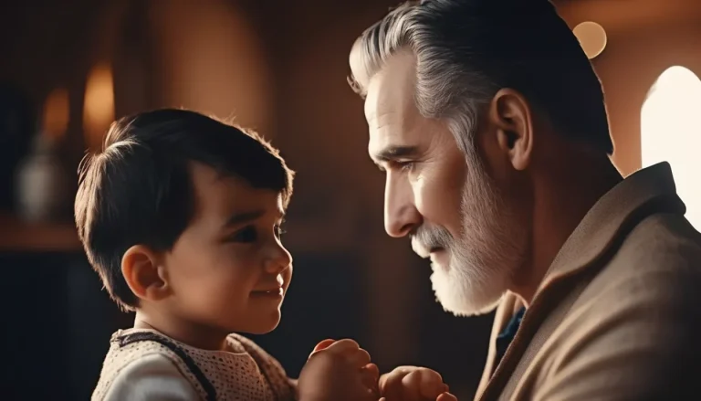 padre bendiciendo a su hijo